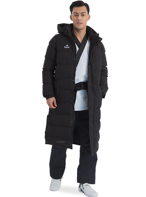 Μακρύ Μπουφάν Daedo Μαύρο – Daedo Full Body Jacket Black Puffer