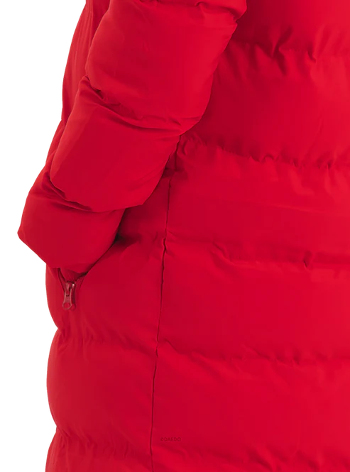 Μακρύ Μπουφάν Daedo Κόκκινο – Daedo Full Body Jacket Red Puffer - Image 5