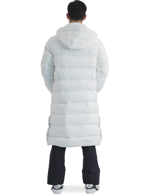 Μακρύ Μπουφάν Daedo Λευκό – Daedo Full Body Jacket White Puffer - Image 4