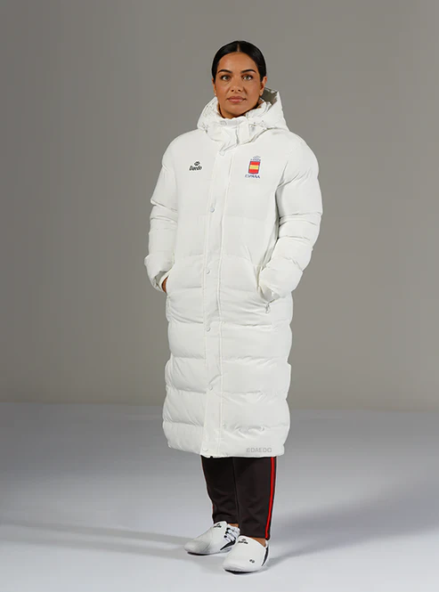 Μακρύ Μπουφάν Daedo Λευκό – Daedo Full Body Jacket White RFEK Puffer - Image 8
