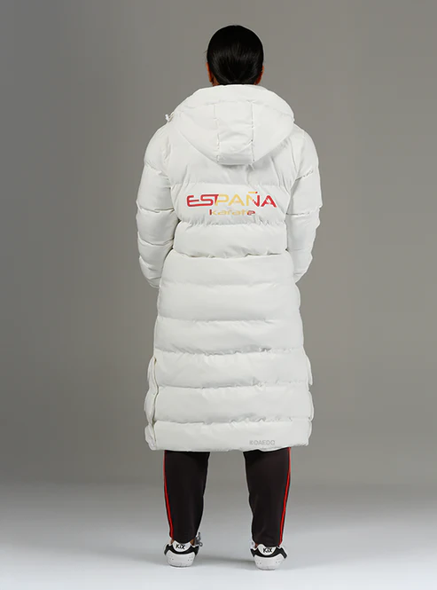 Μακρύ Μπουφάν Daedo Λευκό – Daedo Full Body Jacket White RFEK Puffer - Image 9