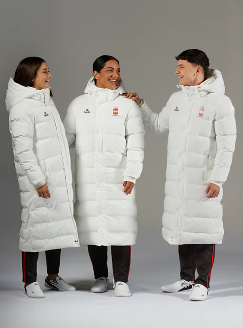 Μακρύ Μπουφάν Daedo Λευκό – Daedo Full Body Jacket White RFEK Puffer - Image 10