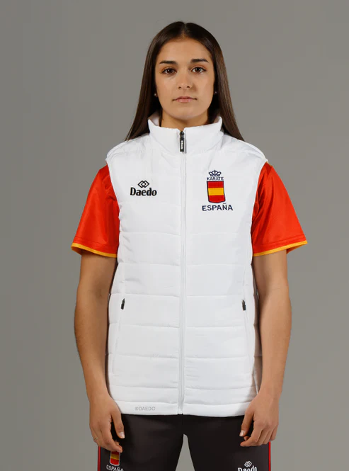 RFEK Γιλέκο Daedo με Επένδυση Λευκό - Padded Vest White - Image 7